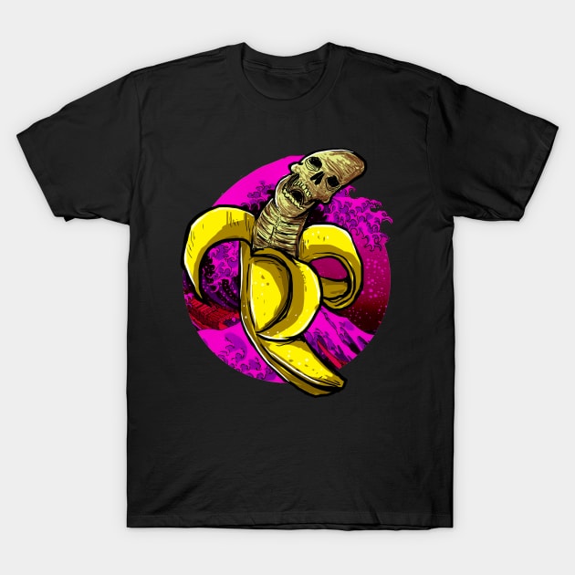 Banana Wave T-Shirt by DeathAnarchy